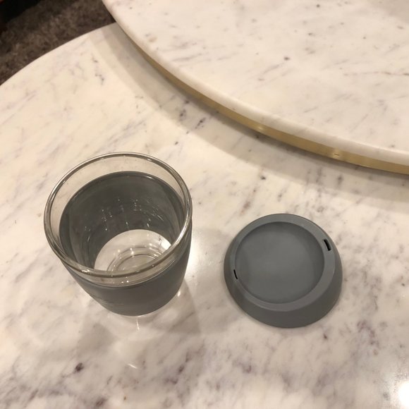 Vintage Net Zero glass with silicone lid (12 oz) - Picture 3 of 6